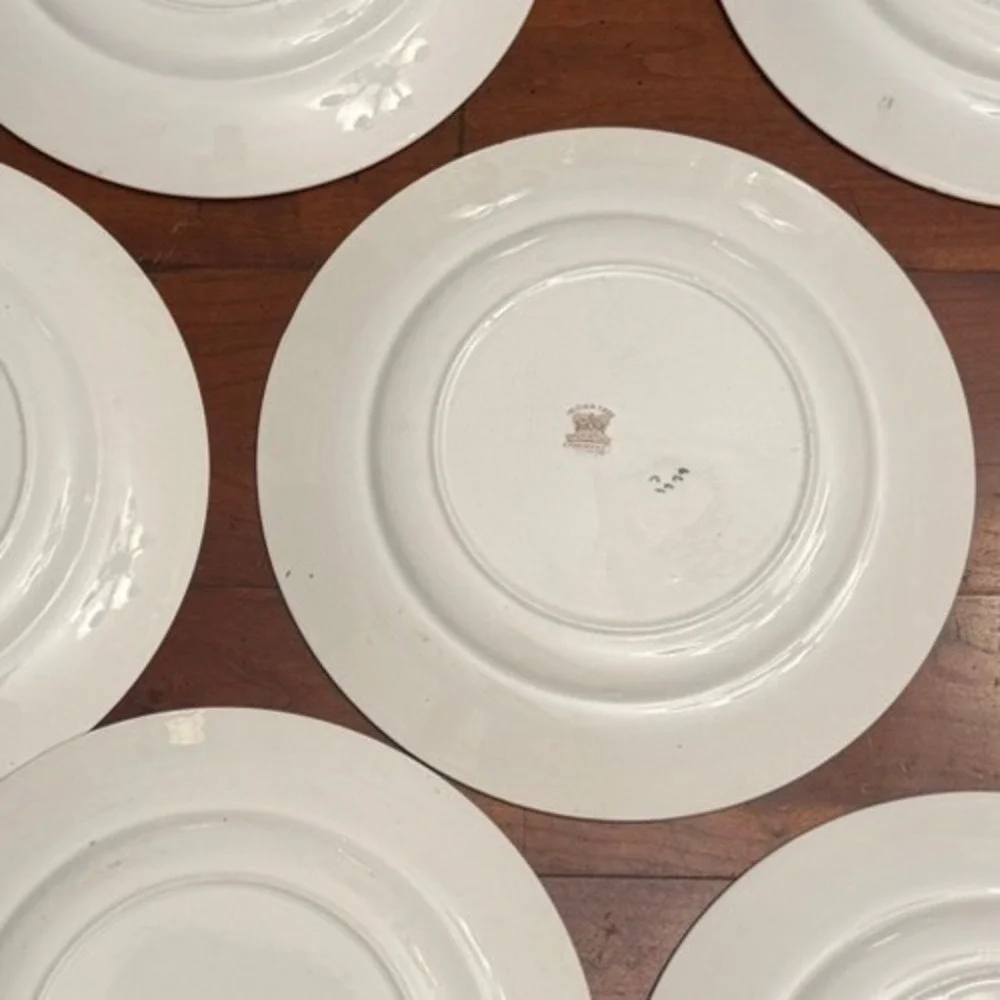 10 Antique S Hancock & Sons Indian Tree Plates 6664 Stoke On Trent England